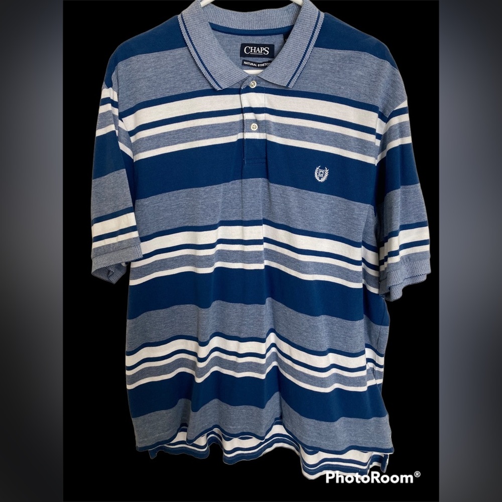 Chaps Classic Knit Polo Short Sleeve Polo - Size XXL